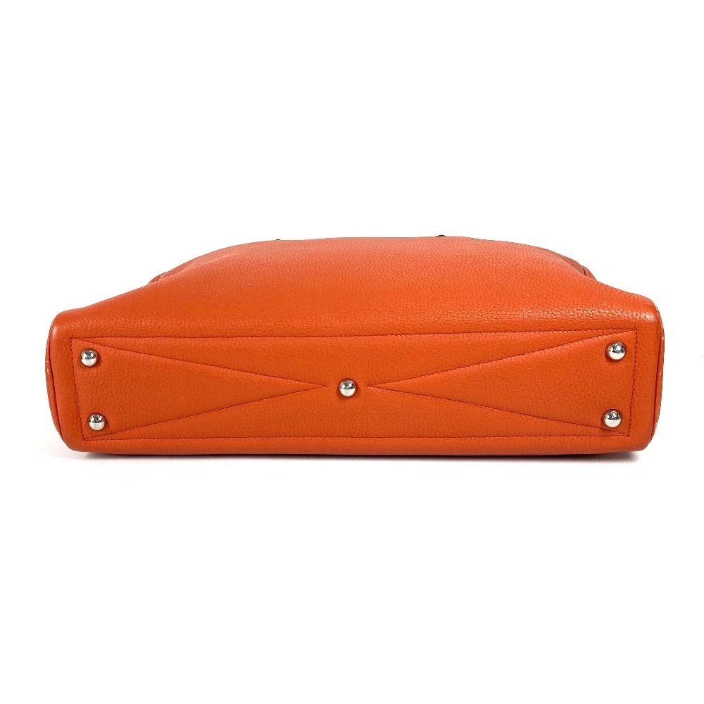 HERMES エルメス ボストンバッグ 青xオレンジx白 4500324A0070 HERMES エルメス ボストンバッグ - 青xオレンジx白 【古着】【中古】