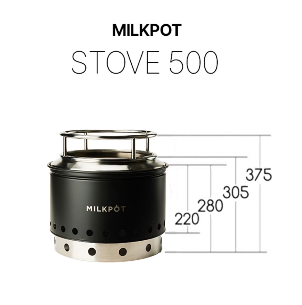 韓国直輸入 MILK POT Stove500 二次燃焼 焚き火台 ミルクポット 韓国系キャンプ - メルカリ