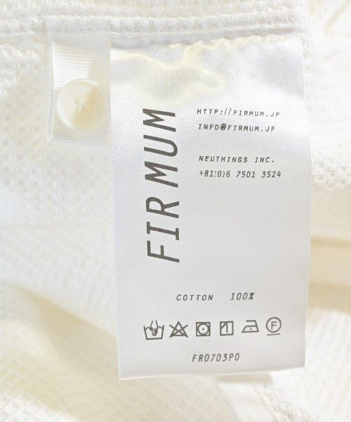 FIRMUM ブラウス レディース フィルマム 中古　古着 楽天市場】[LE-FR0902T6]FIRMUM(フィルマム) FOB6T 微強撚綿天竺