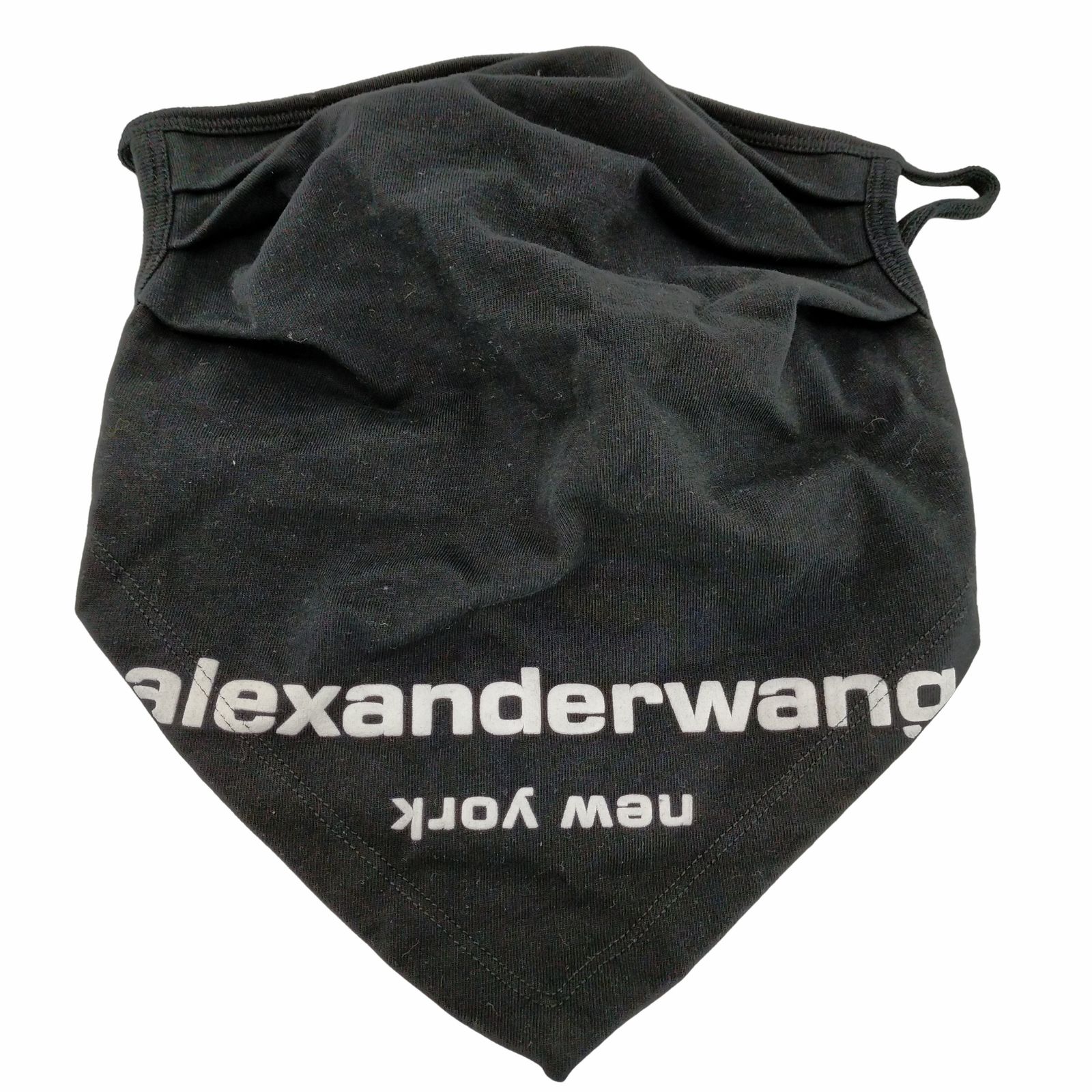 アレキサンダーワン alexanderwang ロゴバンダナマスク black 