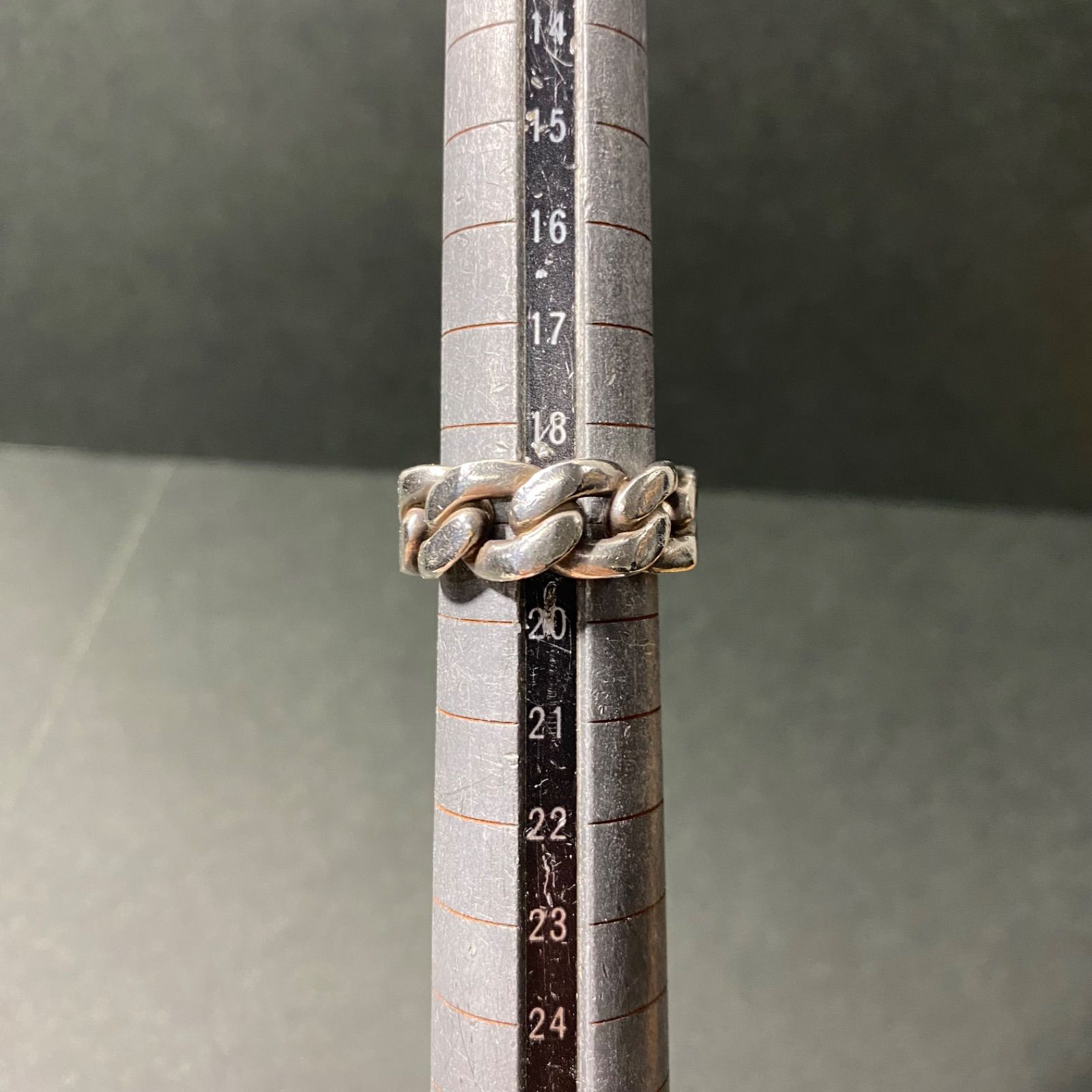 【レア】メゾンマルジェラ　チェーンリング　22号 レア】メゾンマルジェラ チェーンリング 22号 メゾンマルジェラ