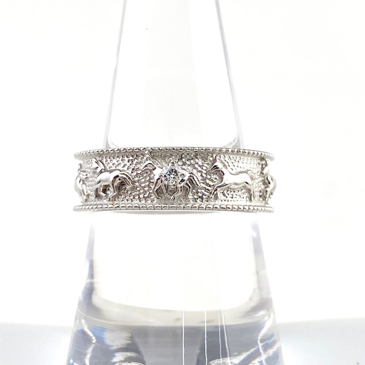 GSTV メレダイヤ デザインリング プラチナ 指輪 リング 18.5号 Pt950  