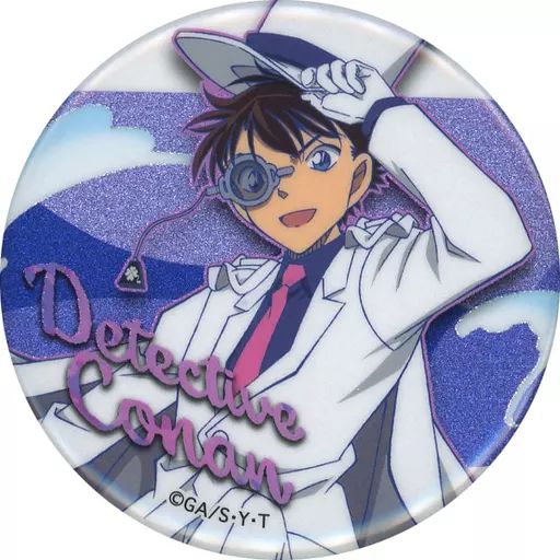 名探偵コナン 限定 即完売品 グリッター 缶バッジ 怪盗キッド 中古】バッジ・ピンズ B.怪盗キッド 「名探偵コナン トレーディング
