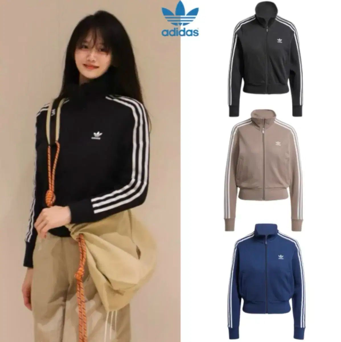 adidas テヨン TAEYEON ニット トップス ネイビー M サイズ