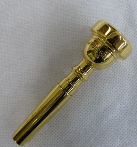 Bach トランペットマウスピース 6C 金メッキ V.Bach トランペット用