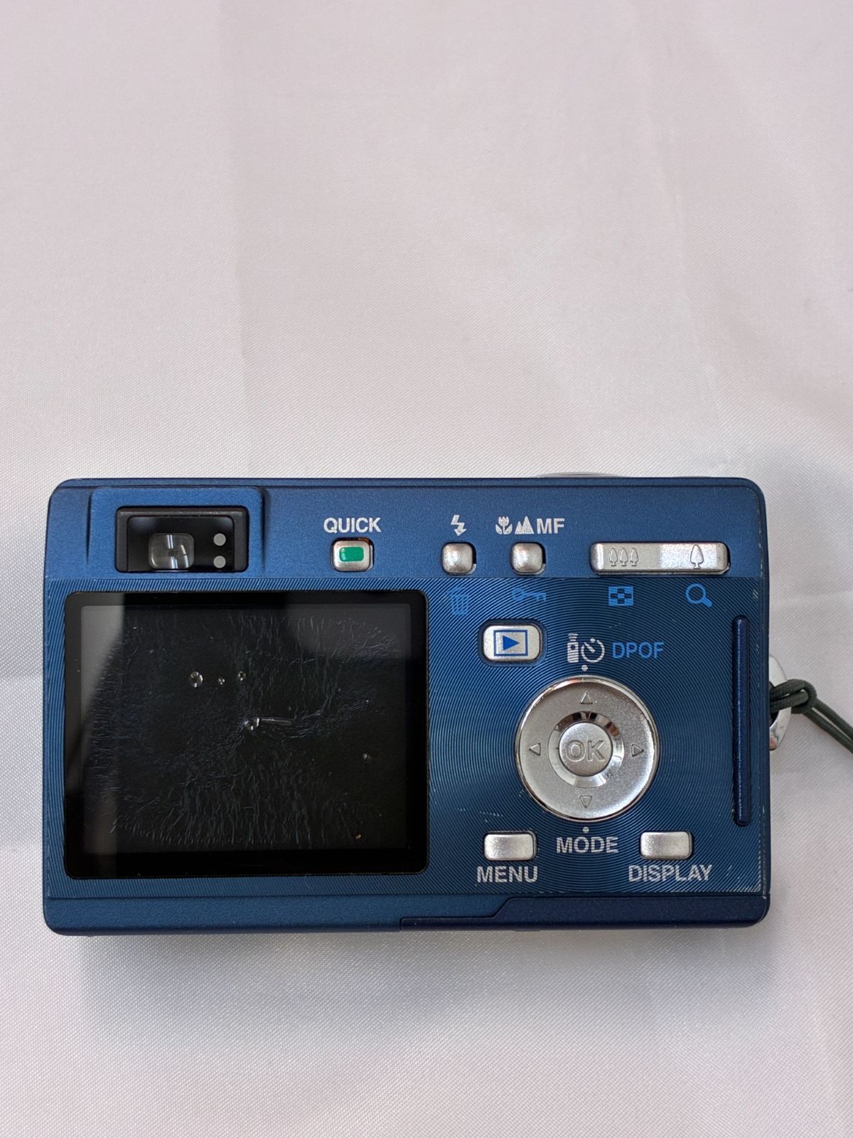 N 稼働品 PENTAX optio S 5 i デジタル コンパクト カメラ ペンタックス ブルー おしゃれ お出かけ 記念撮影