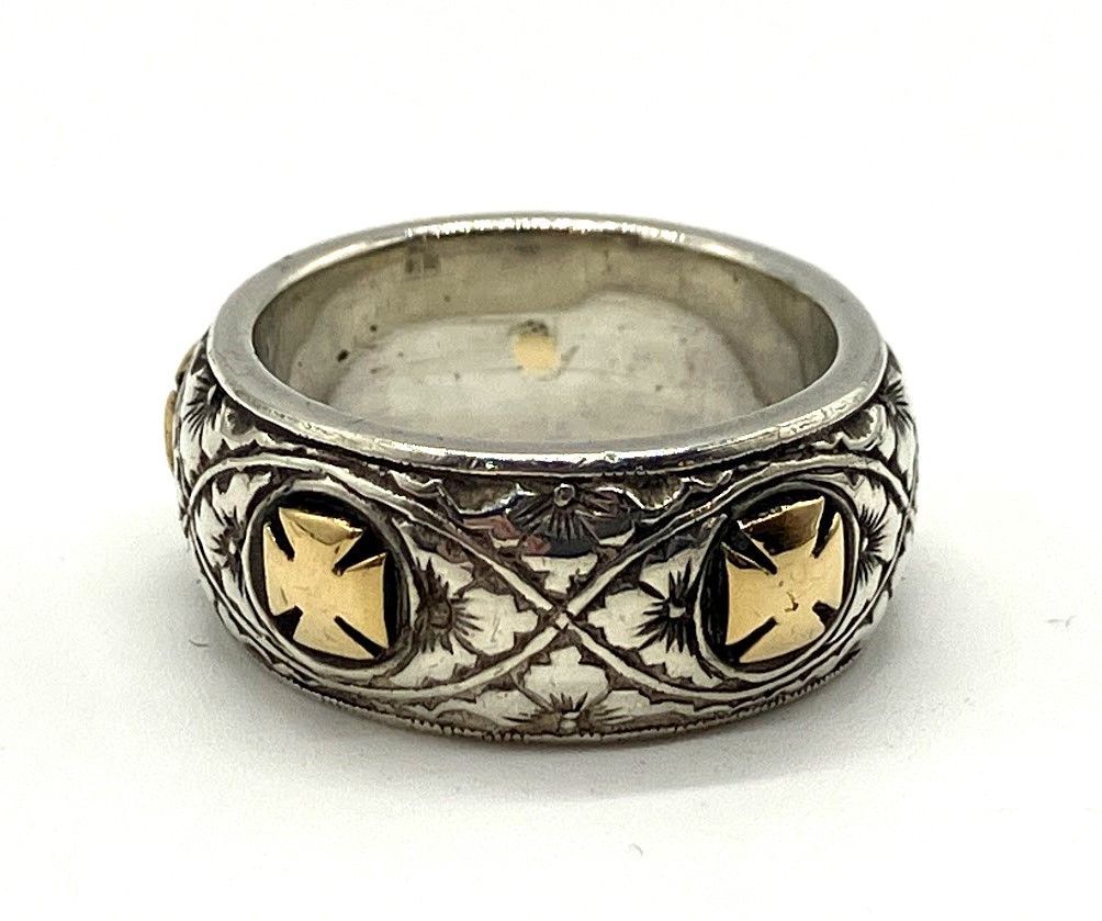 ITCWVSNVWHYO】Loree Rodkin ローリーロドキン K18 sv925 5クロス