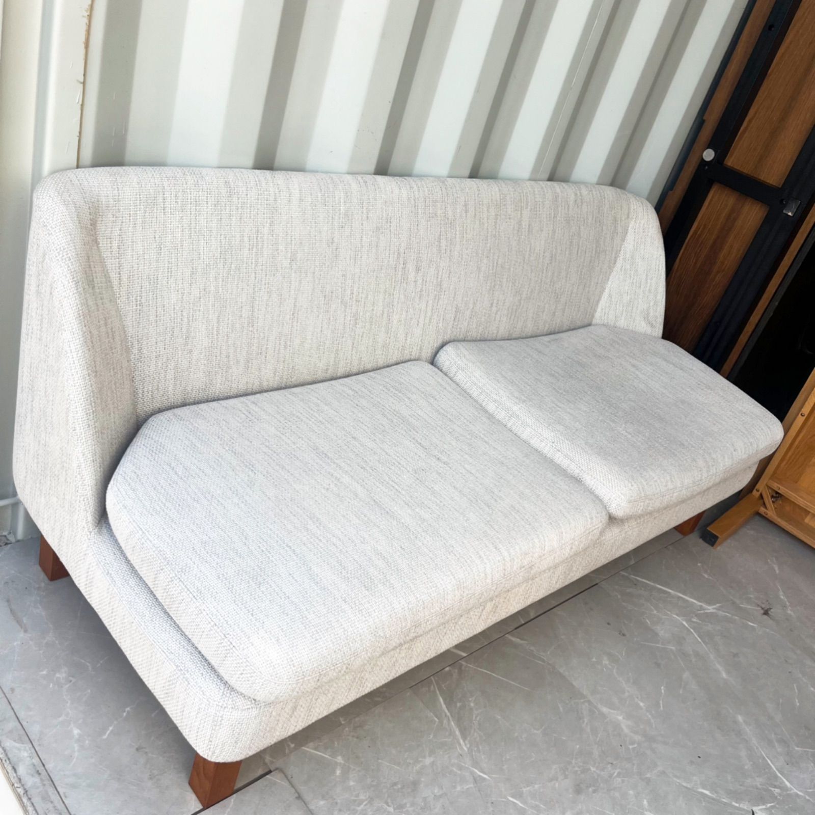 取付無料！イデー SIERRA（シエラ） ナチュラルファブリックソファ