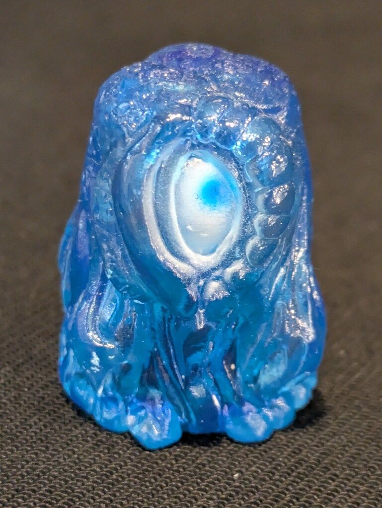 暗黒エンターテイメント ヒャクメドラ ヒトツメドラ付き クリアブルー