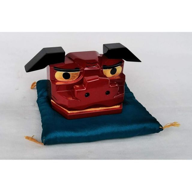 置物 獅子頭 祭り 木製 漆塗り 越前漆器 置物 獅子頭 祭り 木製 漆塗り 越前漆器 座布団付 - メルカリ