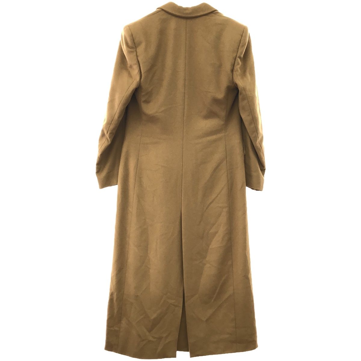 ジョルジオアルマーニ 最高級レザータグ ダブル チェスターコート 撥水