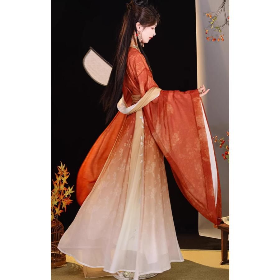 職人製作 中華コスプレ衣装 漢服 チャイナ服 レディース 大人 中国古代服装 中華 宮廷 時代劇 皇后 貴妃 コスチューム 華やか 振袖 3点セット 披帛