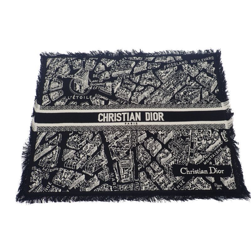 Dior プレースマット _C 900 その他小物 コットン ブラック レディース