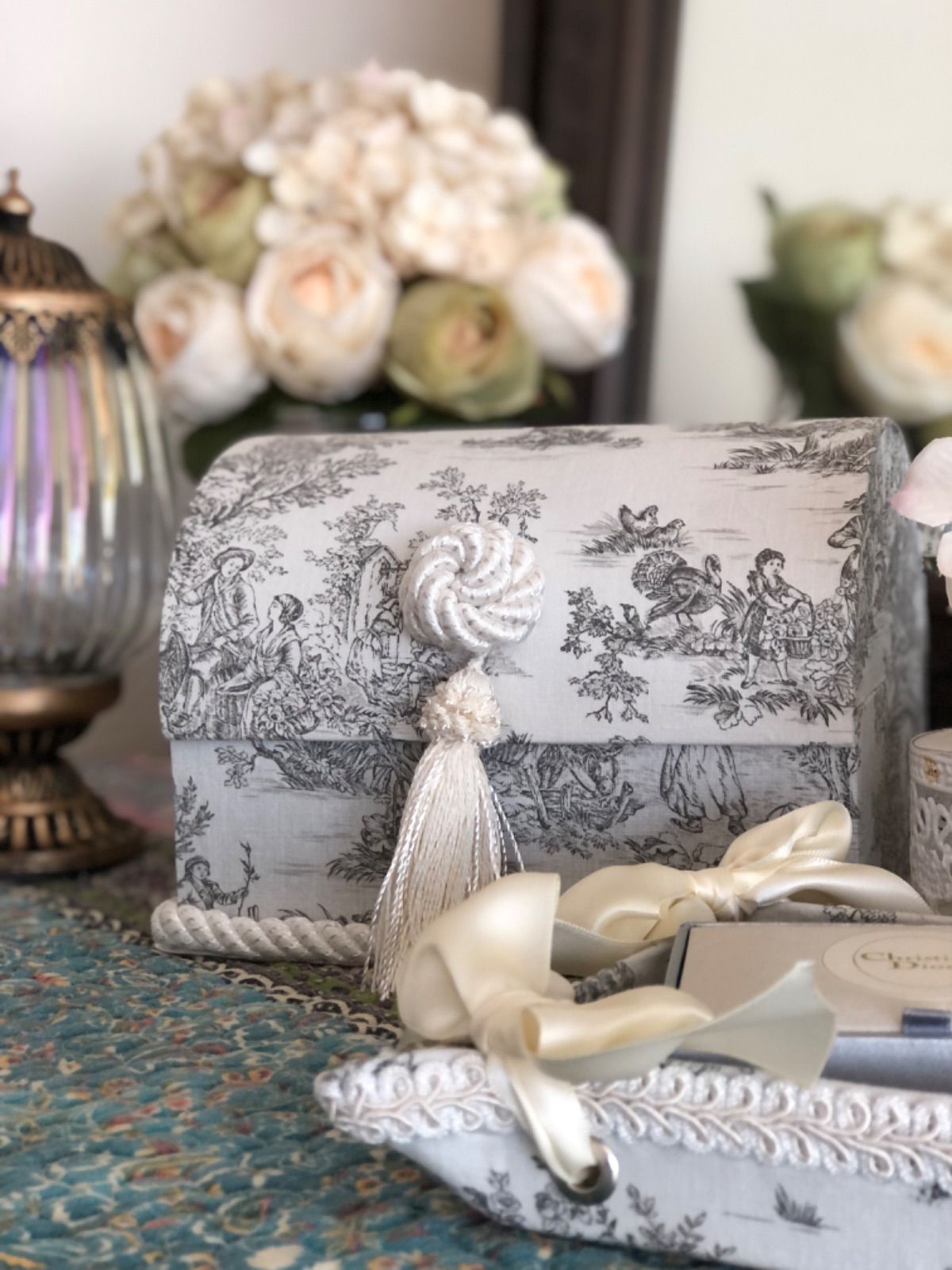 トランクボックス 小物入れ コスメ ジェニファーテイラー ウィリアム