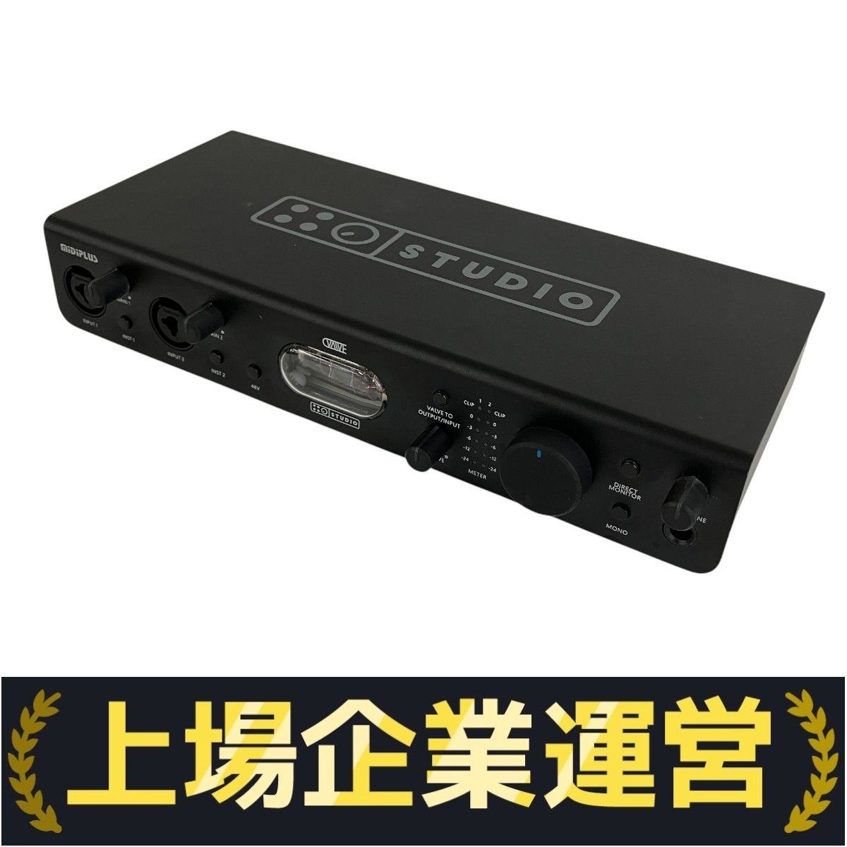 MiDiPLUS STUDIO VALVE 真空管搭載 USB オーディオインターフェイス 音響 Y10333785