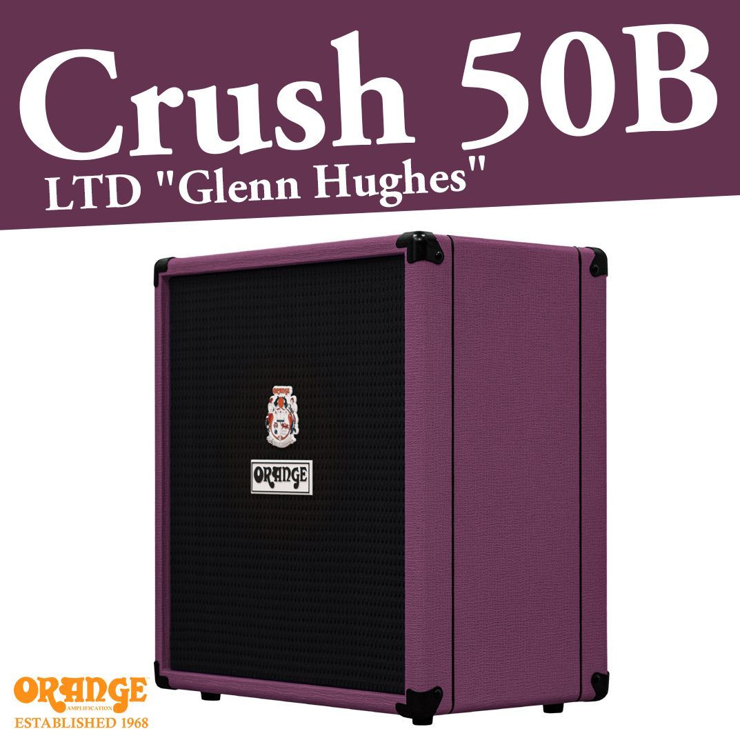 ベース Orange Crush 50B LTD \"Glenn Hughes\" Glenn Hughes Signature Model Crush Bass 50 - YouTube