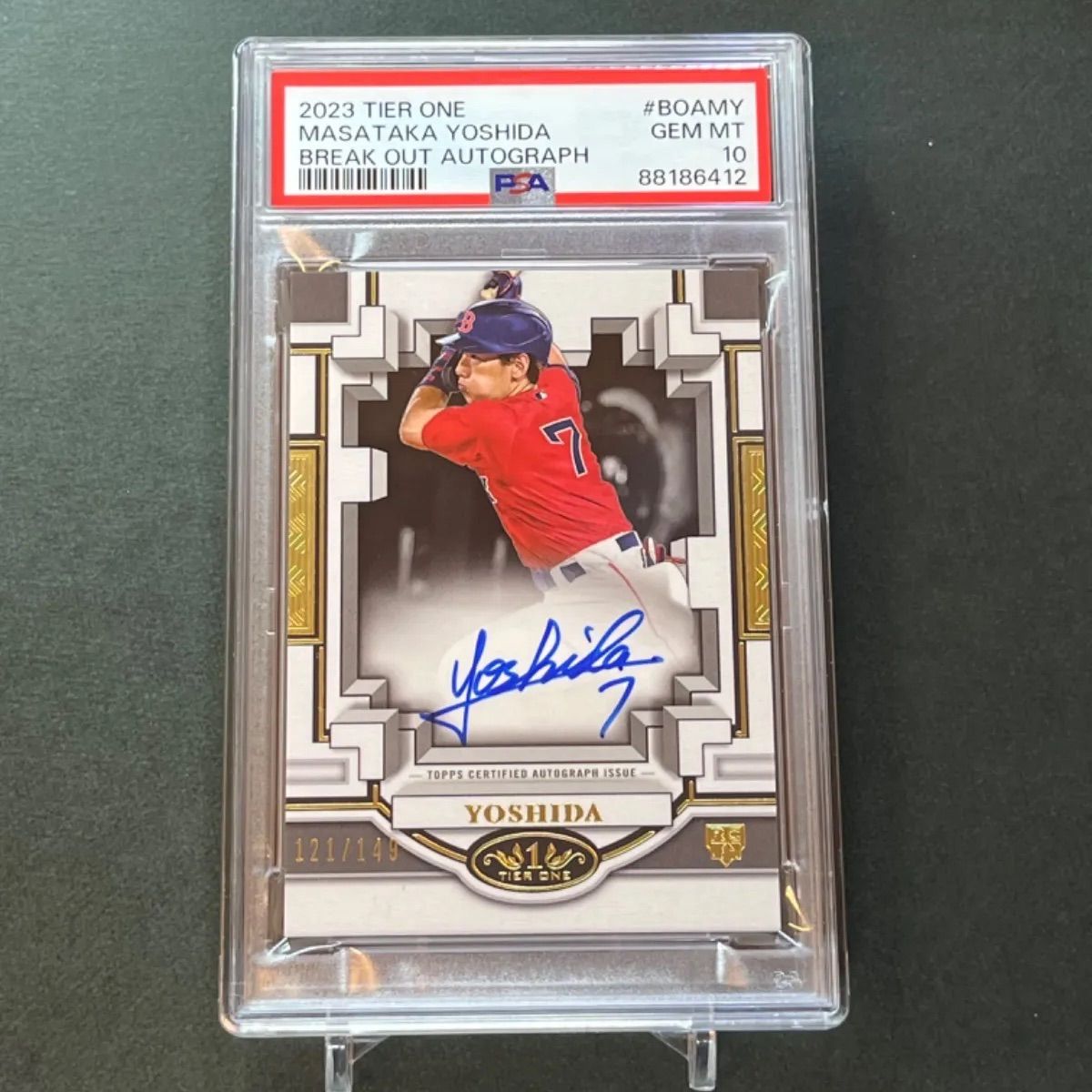 か*か様 Topps Tokyo series 吉田正尚　50枚限定　サイン入り か*か様 Topps Tokyo series 吉田正尚 50枚限定 サイン入り