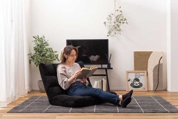 14段階リクライニング W84×D60-102×H56×SH14cm