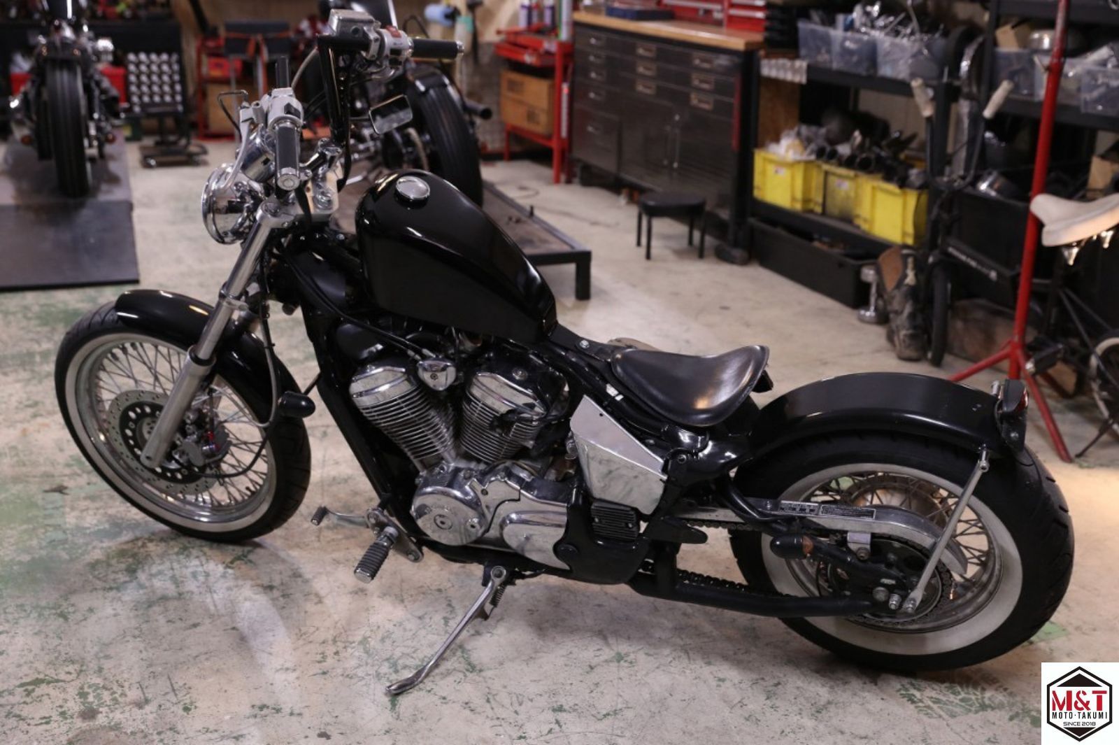 即納品 T-52B 7L 黒塗装 ホンダ スティード HONDA STEED 400&600 &VLS