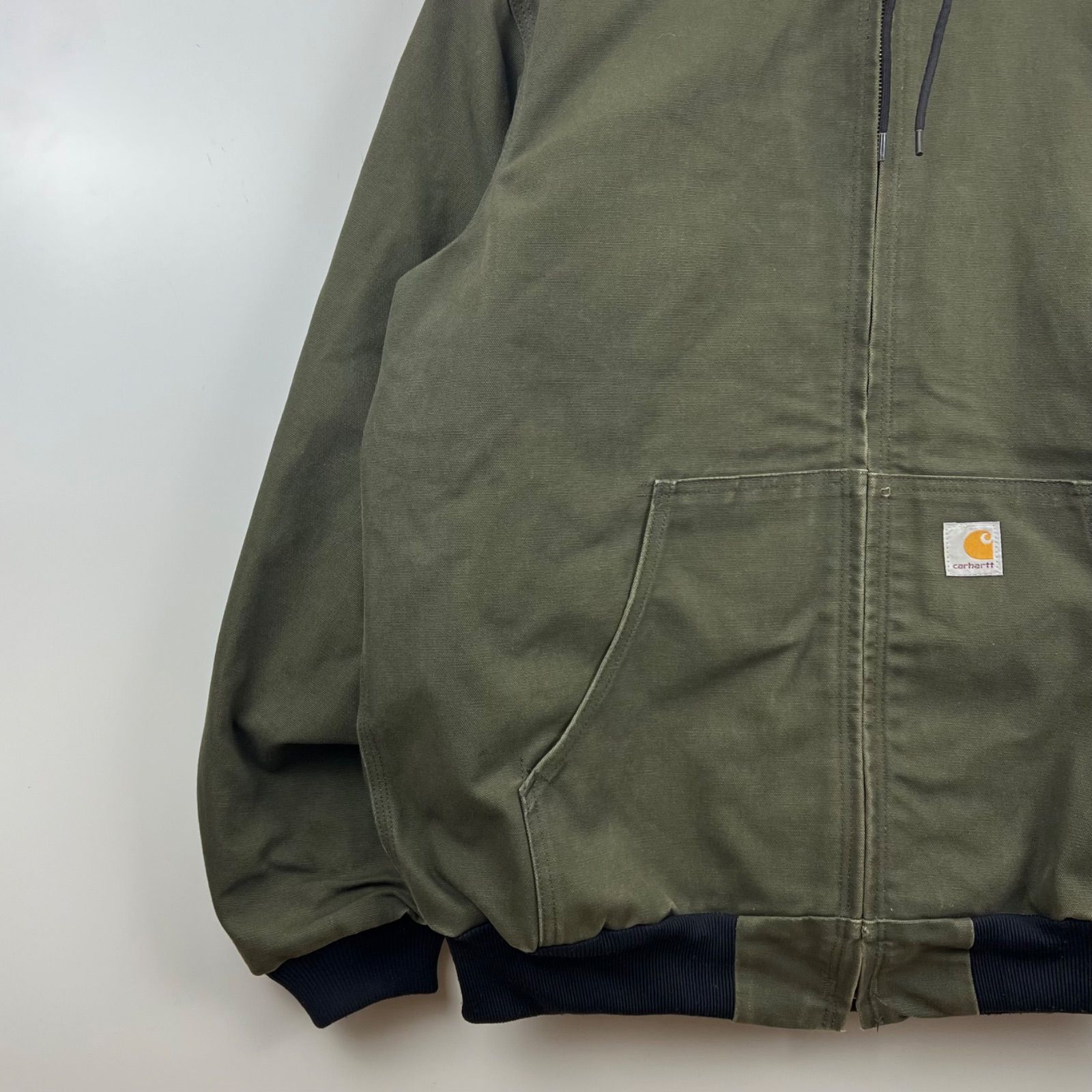 CARHARTT 00s 2004 VTG MEXICO active jacket L J131GRN カーハート
