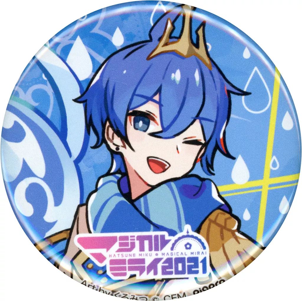 KAITO　マジカルミライ　2021　缶バッチ 中古】バッジ・ピンズ KAITO 「初音ミク マジカルミライ2021 缶バッジ