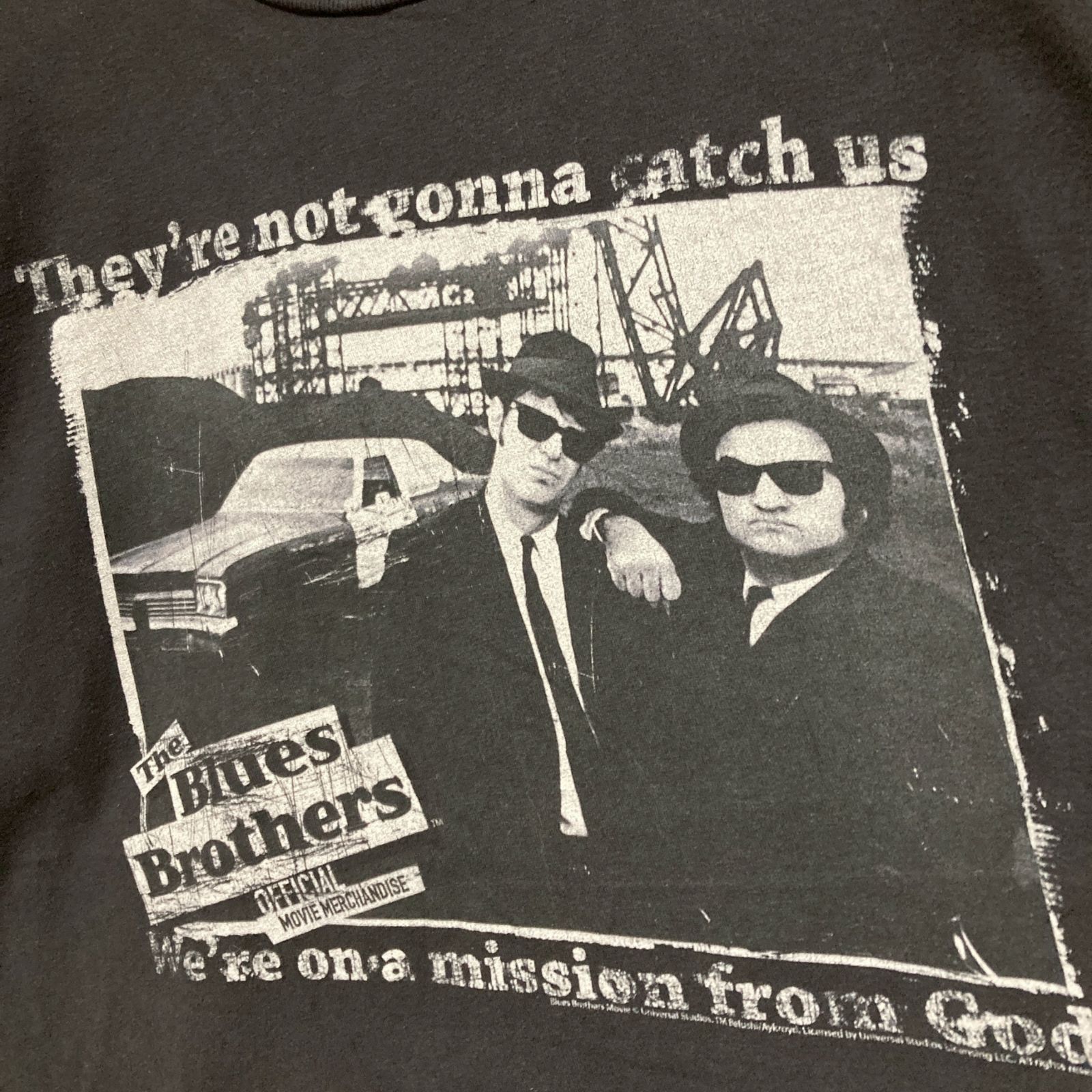 BJJK ムービー Tシャツ ビンテージ 古着 黒 ブルースブラザーズ