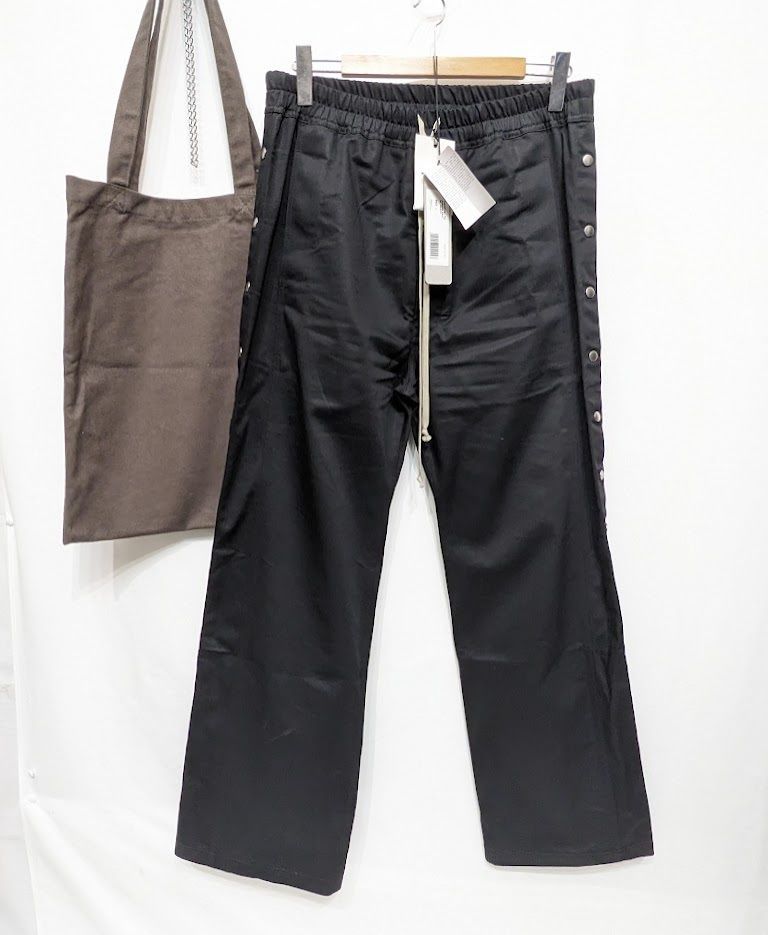 22SS RICK OWENS DRK SHDW PUSHER PANT サイド ボタン 22SS RICK OWENS DRK SHDW PUSHER PANT サイド ボタン