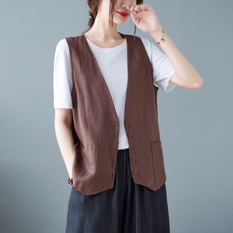 ベスト レディース 薄手 ジレ 夏 前開き チョッキ ジレベスト Vネック 女性 前開きベスト 春秋 ベスト レディース 薄手 ジレ 夏 ジレベスト Vネック 前あき