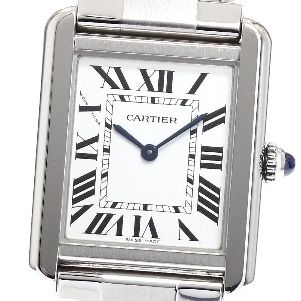 カルティエ CARTIER W5200013 タンクソロ SM クォーツ レディース_899507