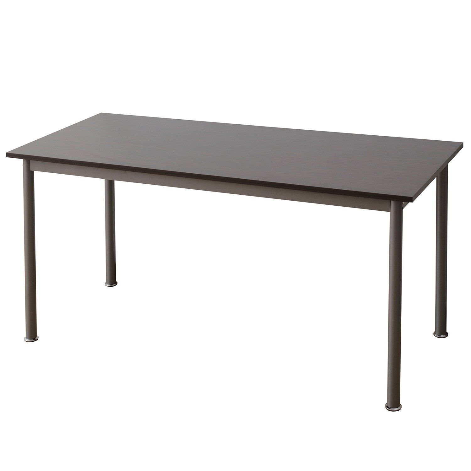 ダークブラウン MFD-1460 DBR|BR 奥行60cm 140cm パソコンデスク 山善 YAMAZEN