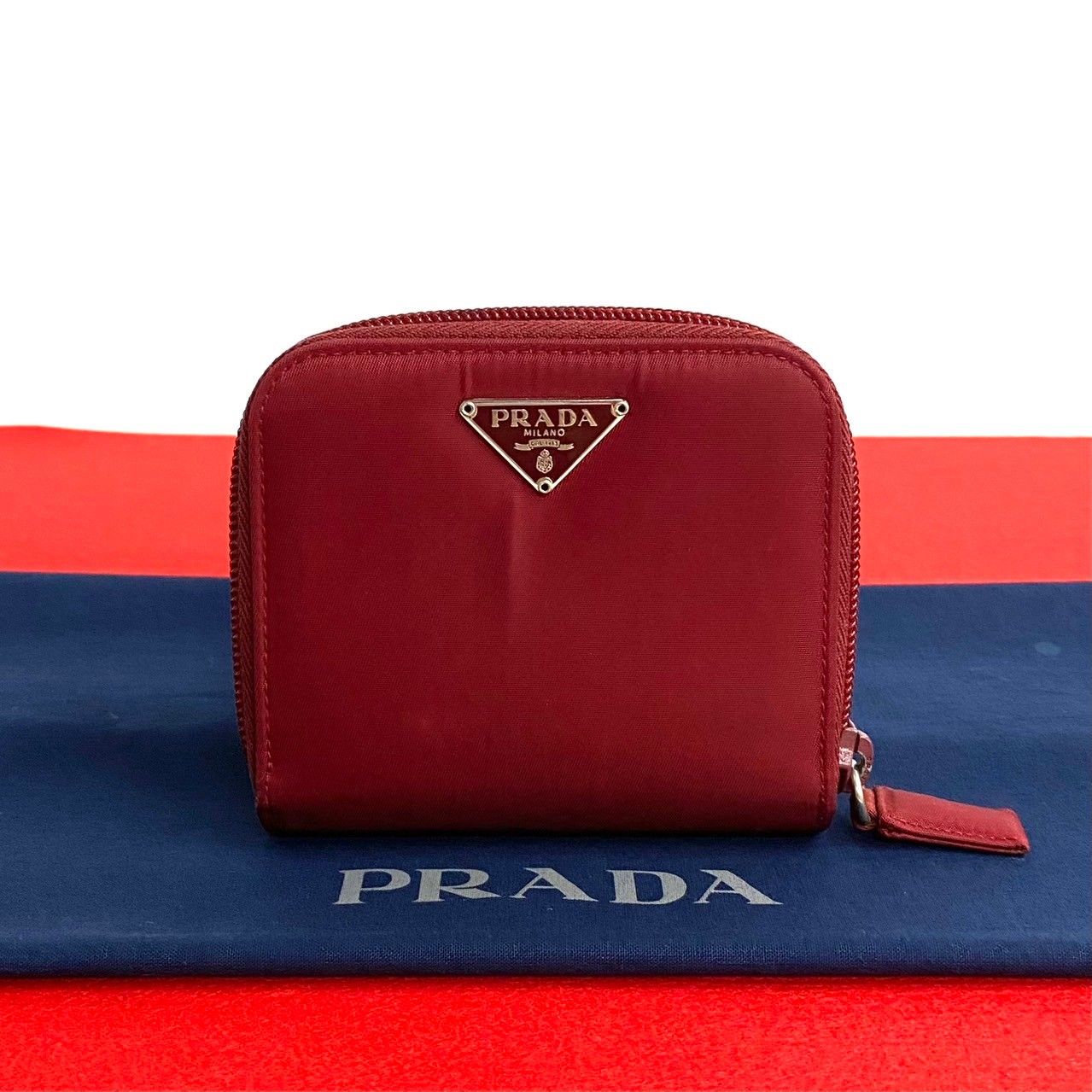 PRADA 美品 ミニウォレット 財布 （1円 美品 プラダ PRADA