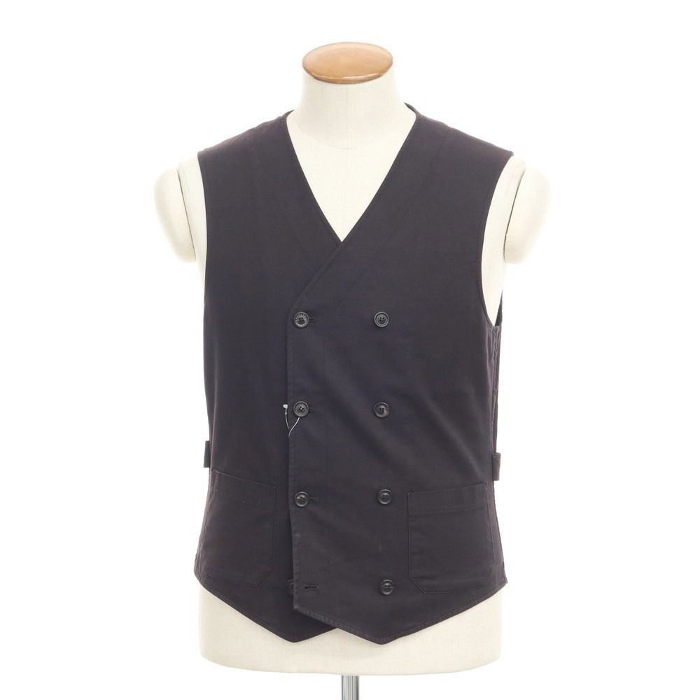 【中古】ティージャケット T-JACKET ストレッチコットン ジレベスト ブラック【サイズM】【メンズ】