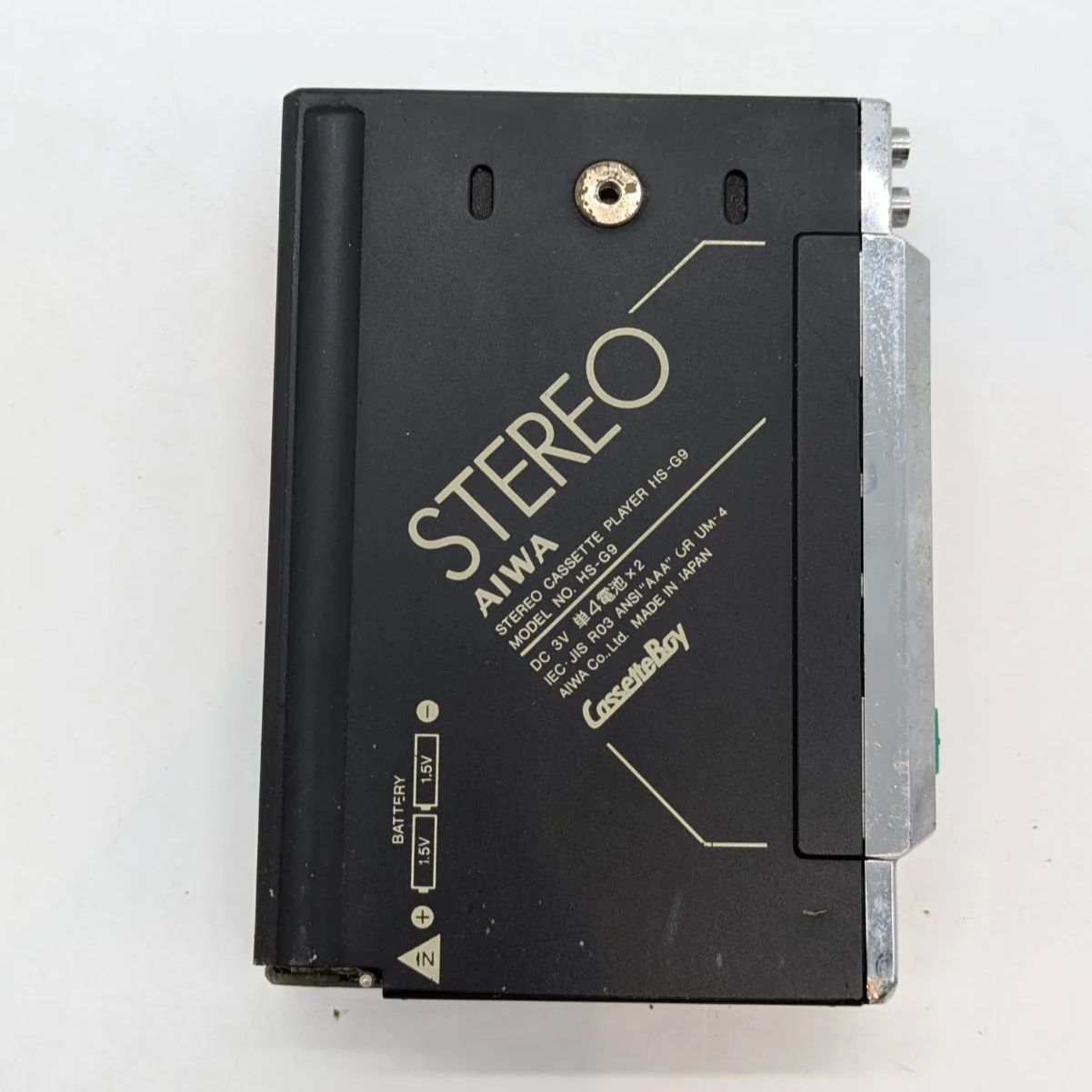 AIWA HS-J9 アイワ　カセットボーイ　※説明必読、完全ジャンク品 AIWA アイワ カセットボーイ HS-G9 ジャンク品 - メルカリ