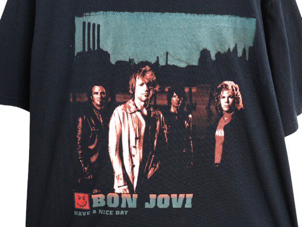 MR.BIG, Bon Jovi参加！帯付き！国内盤！NAVY SEALS 00s ボンジョヴィ ツアー 両面 プリント Tシャツ メンズ L