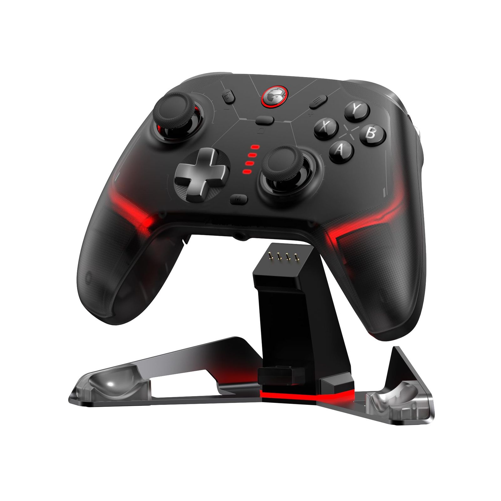 迅速発送 GameSir Cyclone 2 PCコントローラー Mag-Res TMR スティック 1000Hz ポーリングレートゲームパッド ホール - マイクロ 2-in-1 トリガー ジャイロセンサー搭載switch2 プロコン RGB 照明 背面ボ