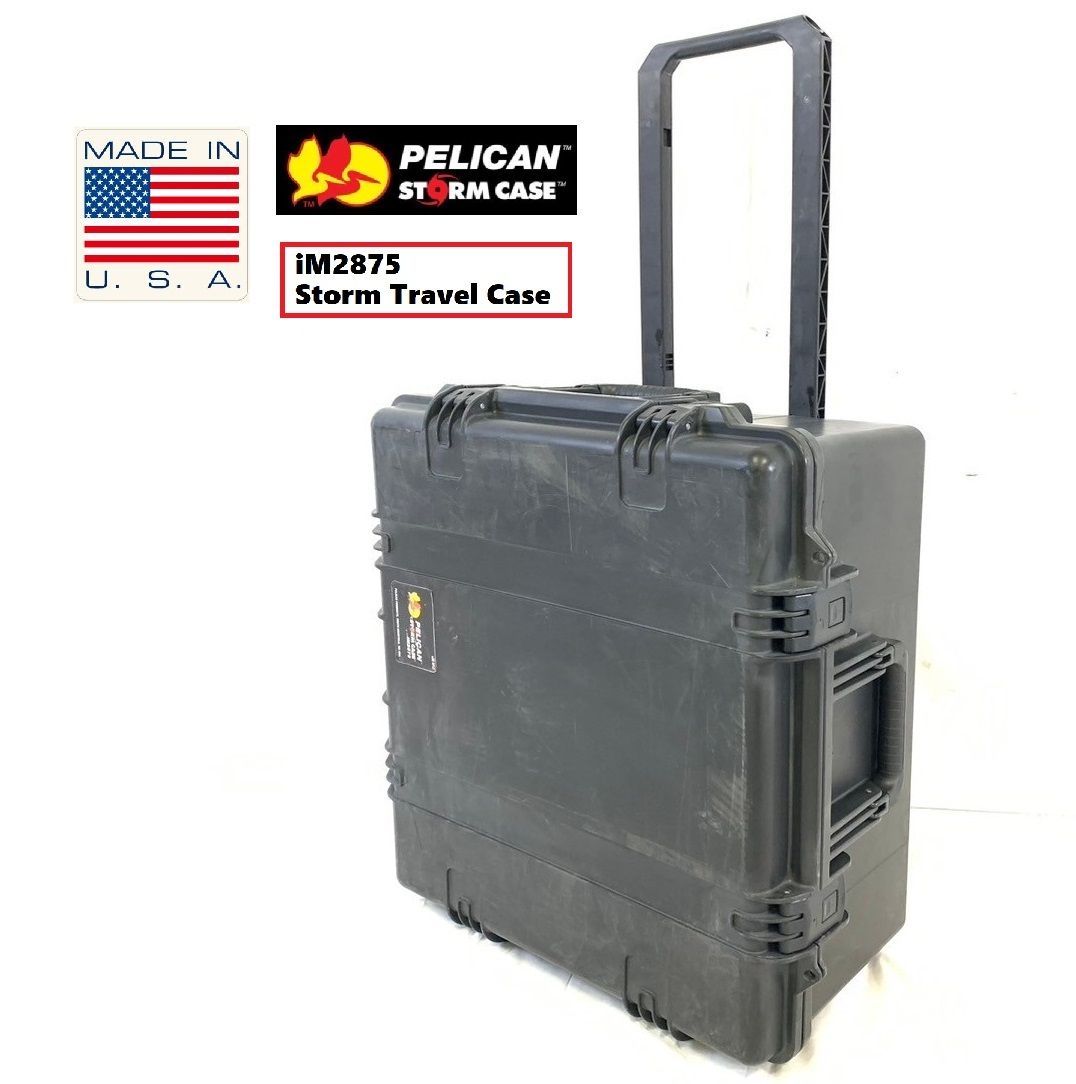 【米軍放出品】ハードケース ツールボックス PELICAN/ペリカン STORMCASE iM2875 キャスター付 Storm Travel  Case(160)HF27DK-N#24