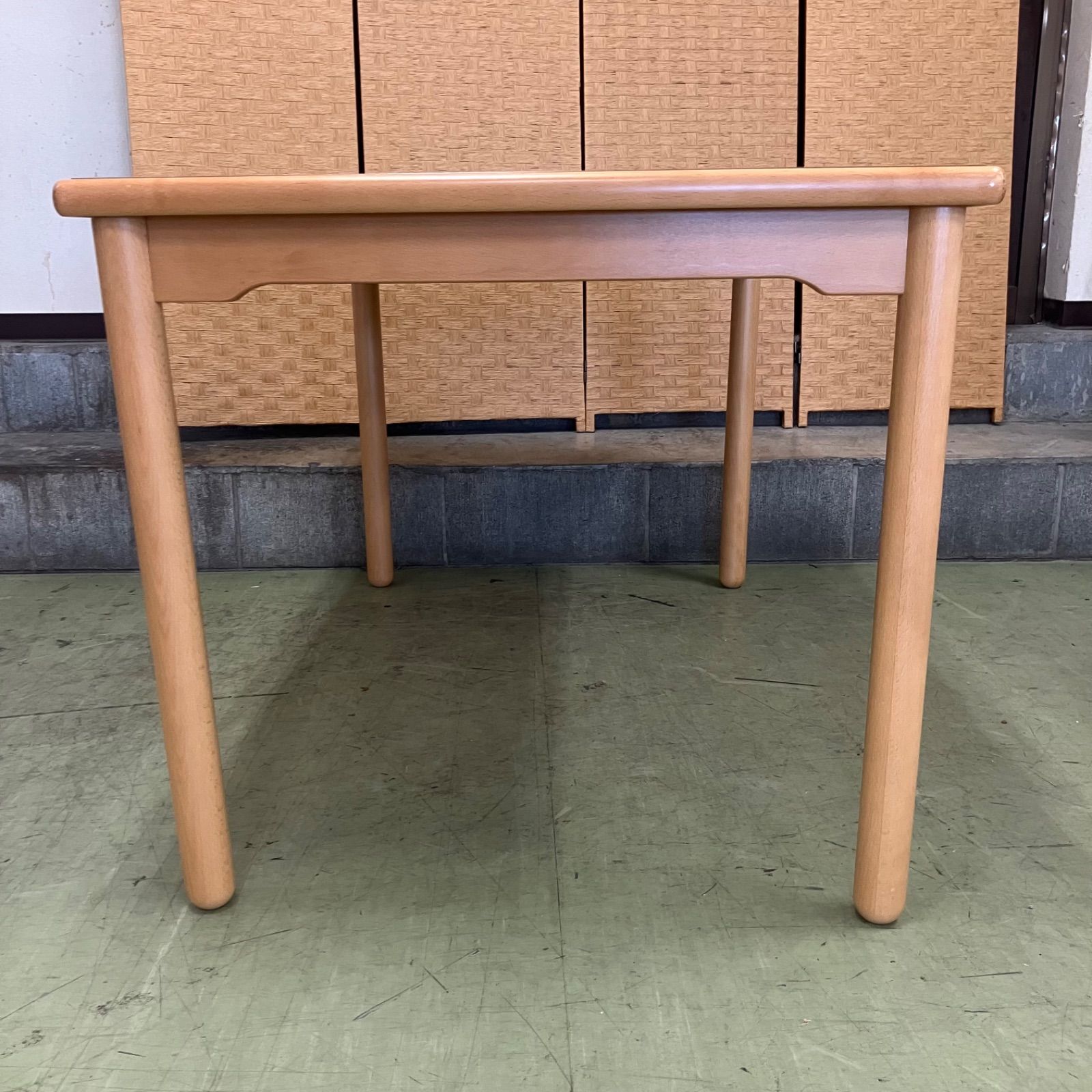 カリモク家具　座卓　値下げしました カリモク家具 karimoku꧂オールドカリモク 引出し収納付座卓
