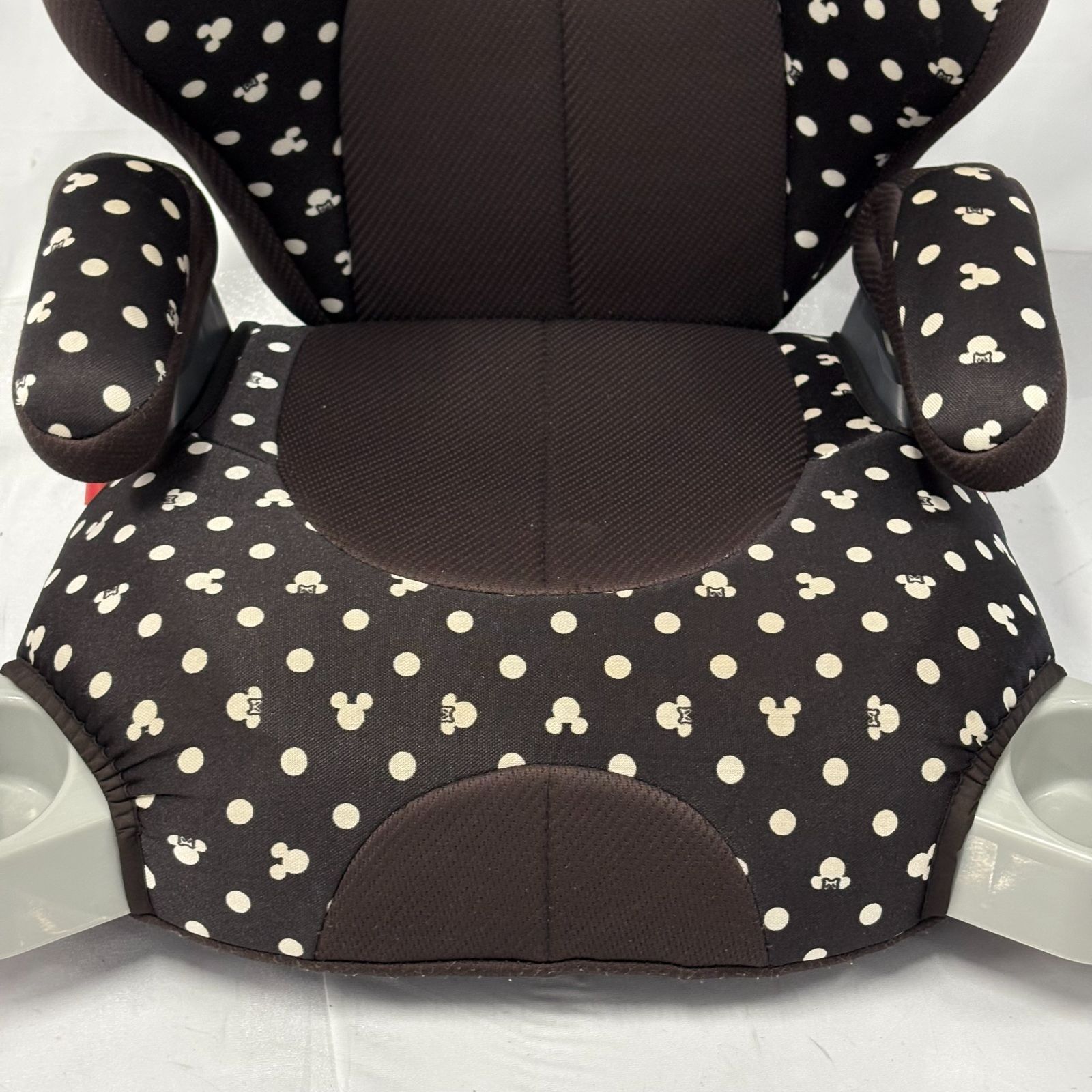 [美品]ジュニアシート　GRACO グレコ　ディズニー　ミッキー柄 美品】GRACO グレコ ミッキー ディズニー ジュニアシート ネイビー
