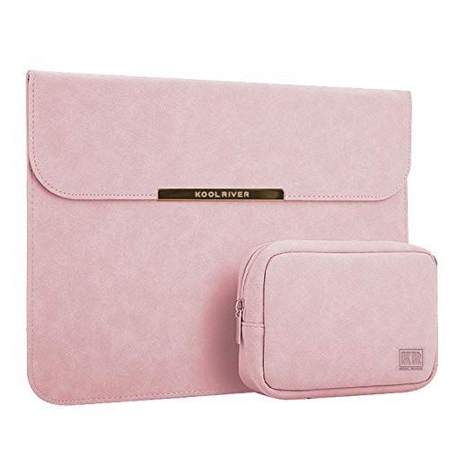 Surface Laptop 3 (15インチ)_ローズピンク Surface Laptop 3 (13.5/15インチ) ケース/カバー レザー 電源収納ポーチ付き セカンドバッグ型 おしゃれ サーフェス ラップトップ 3 (13.5/15インチ) 用 カバ