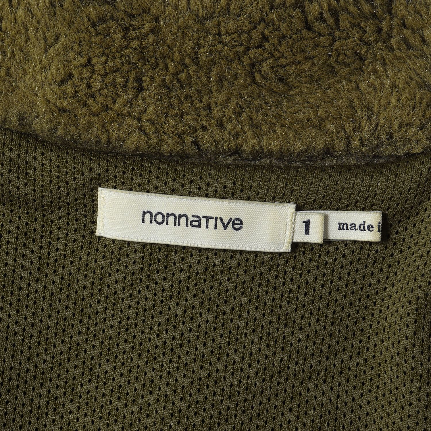NONNATIVE ノンネイティブ ジャケット サイズ:1 ハイパイル フリース