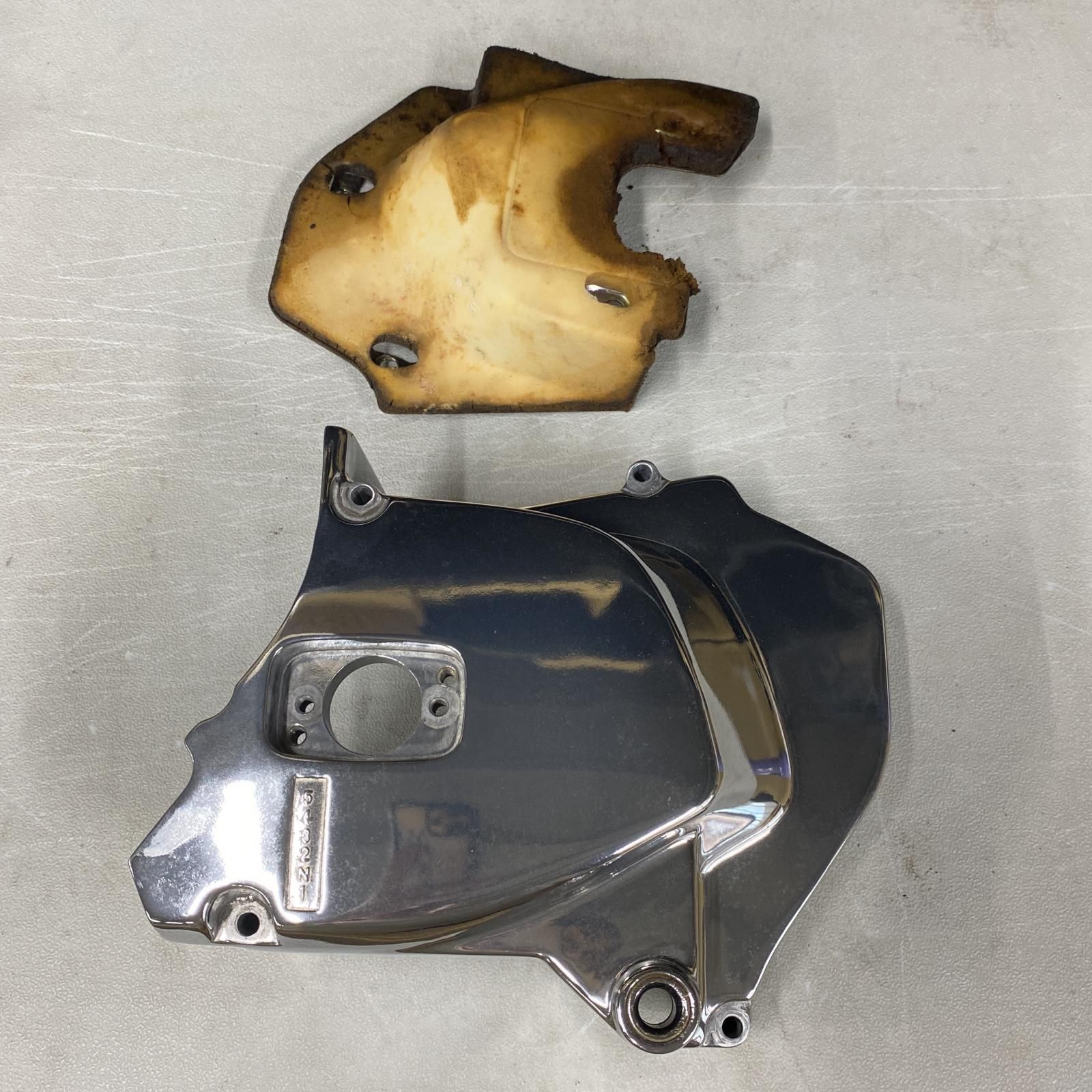 KAWASAKI KZ1000 MK2 スプロケットカバー バレル研磨済 カワサキ 