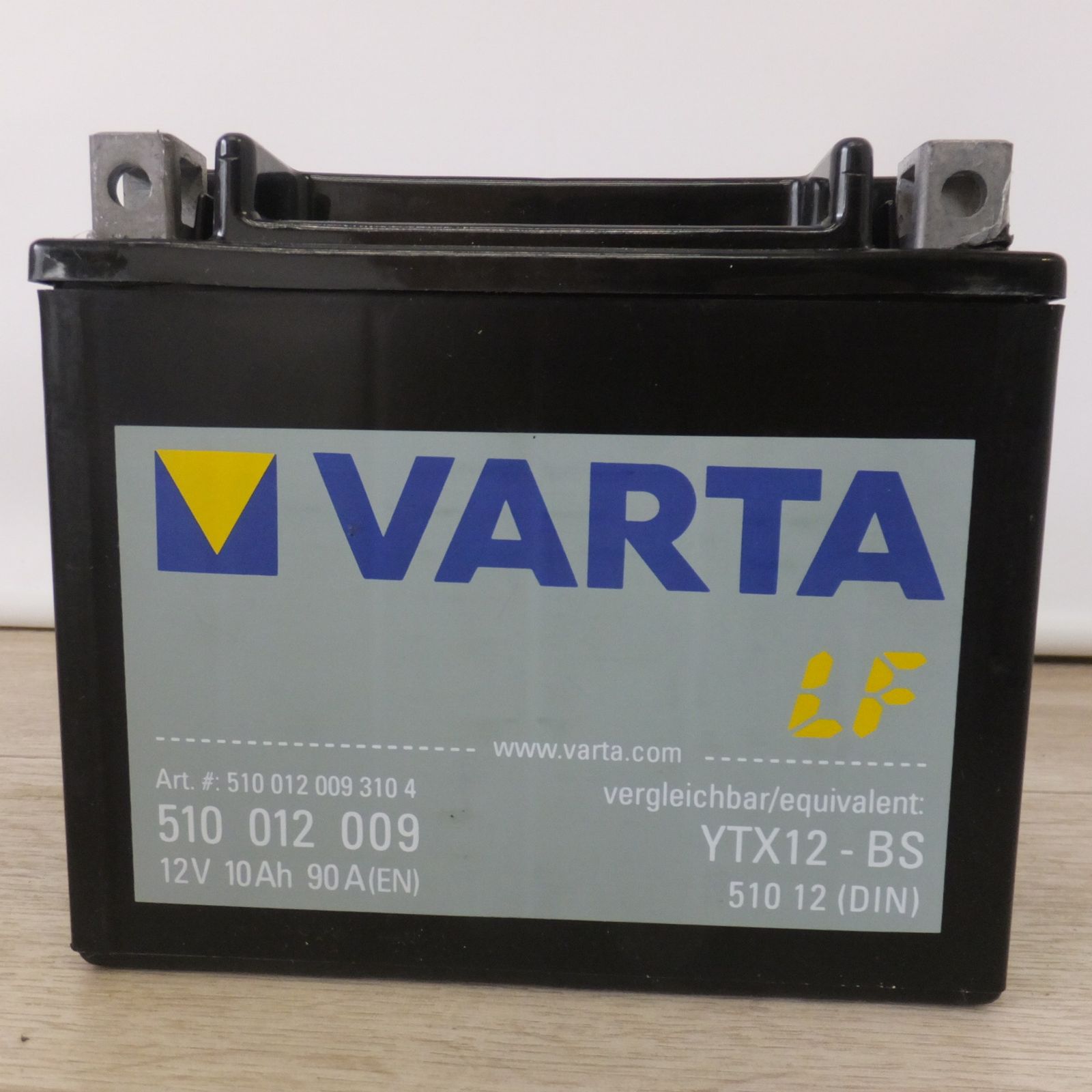 VARTA 二輪車用バッテリー YTX12-BS ホンダ カワサキ ヤマハ 510 012 009 12V 10Ah 90A