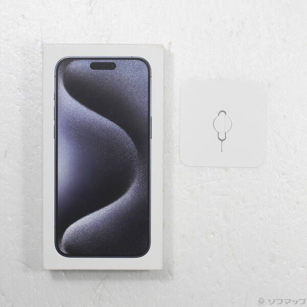 中古品〕 iPhone15 Pro Max 256GB ブルーチタニウム MU6T3J／A