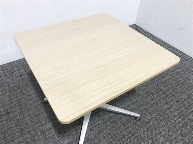 ミーティングテーブル 完成品 角テーブル DE イトーキ ファインウォールナットL