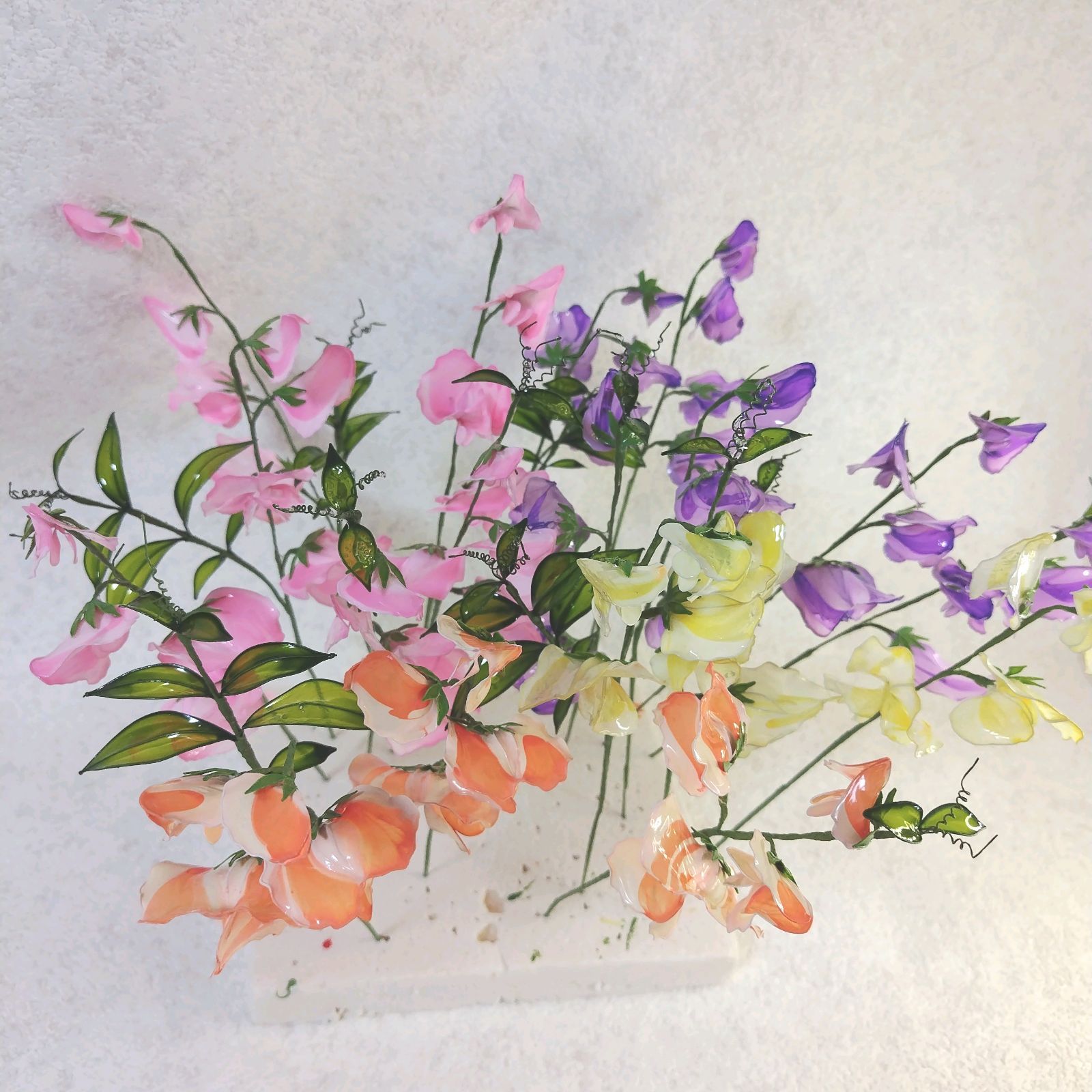 手作りキット/クロバー&シロツメグサの花束/アメリカンフラワー