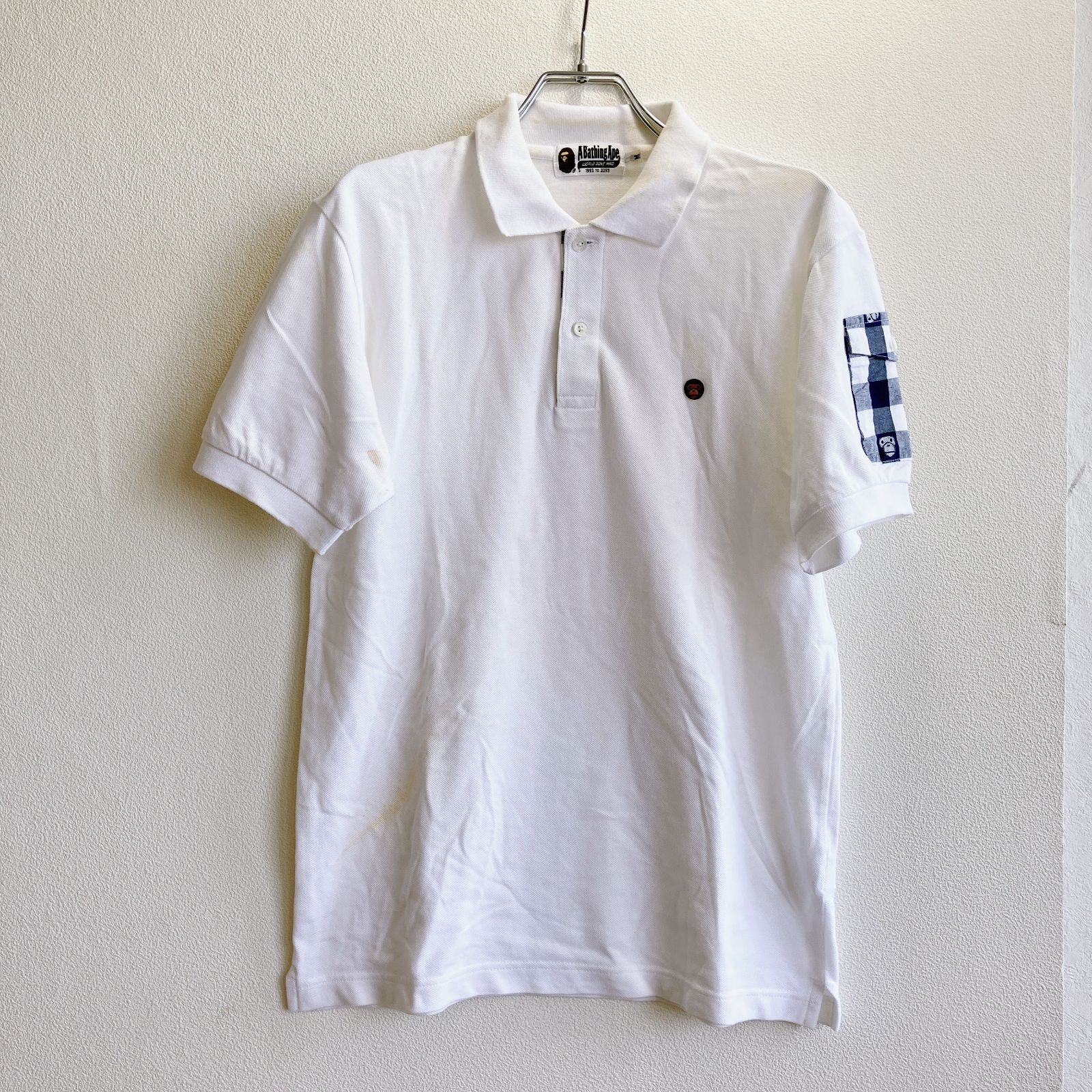 Purple camo APE HEAD LOGO ポロシャツ Sサイズ a bathing ape