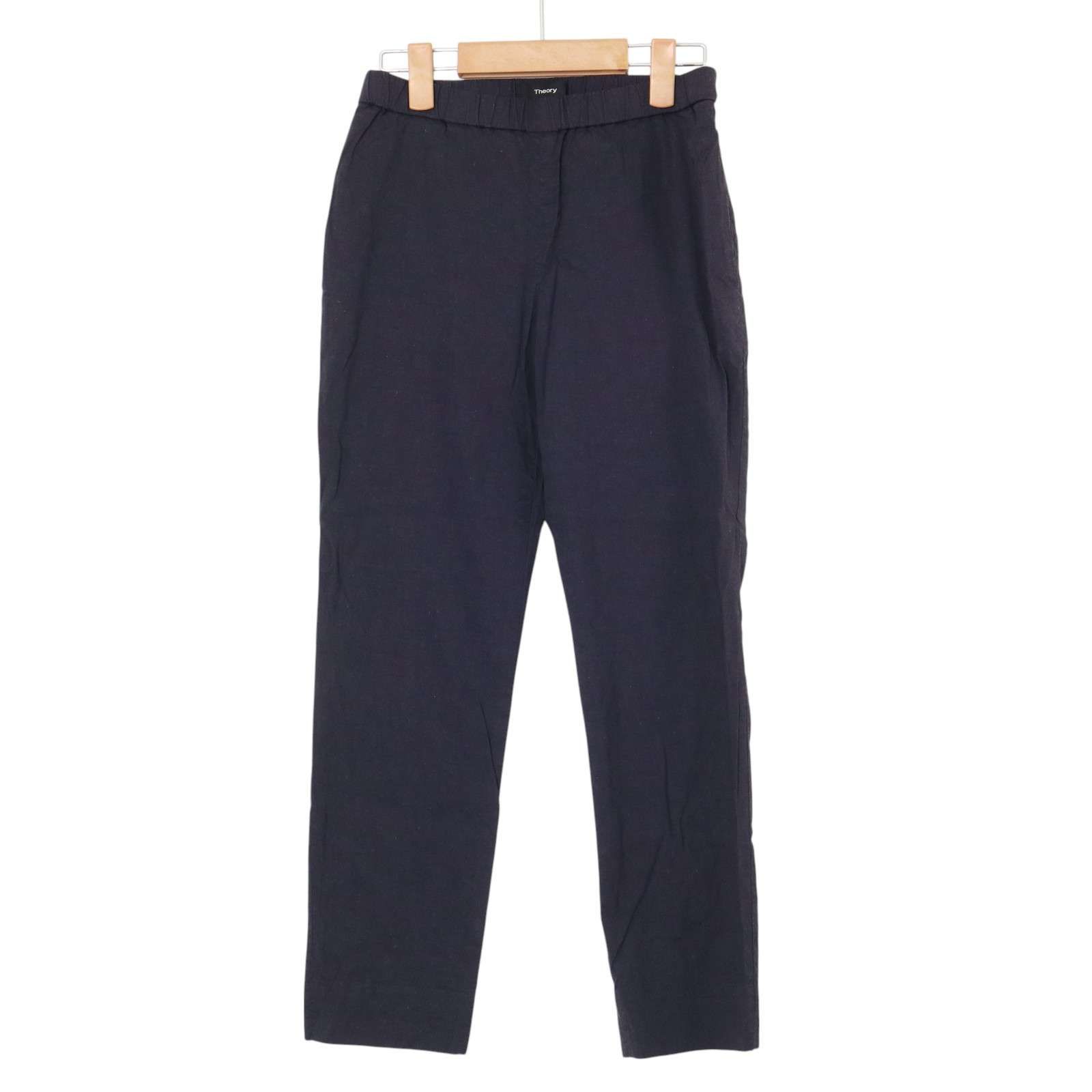 新品 セオリー　theory　麻パンツ theory セオリー Theory 22SS BISTRETCH DOUBLE3 TREECA 4J N