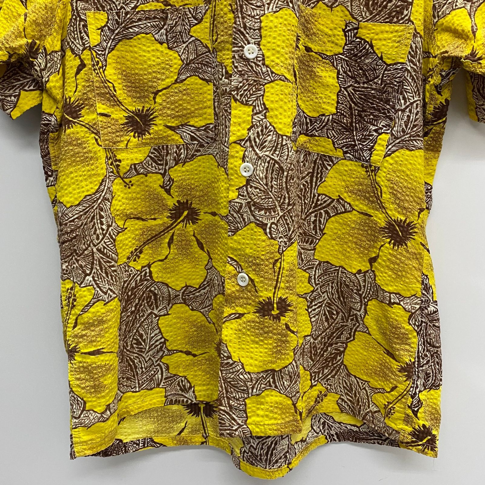 ヴィンテージ vintage ~60's SHAPELY シアサッカー 半袖シャツ S ヴィンテージ vintage ~60's SHAPELY シアサッカー 半袖シャツ S