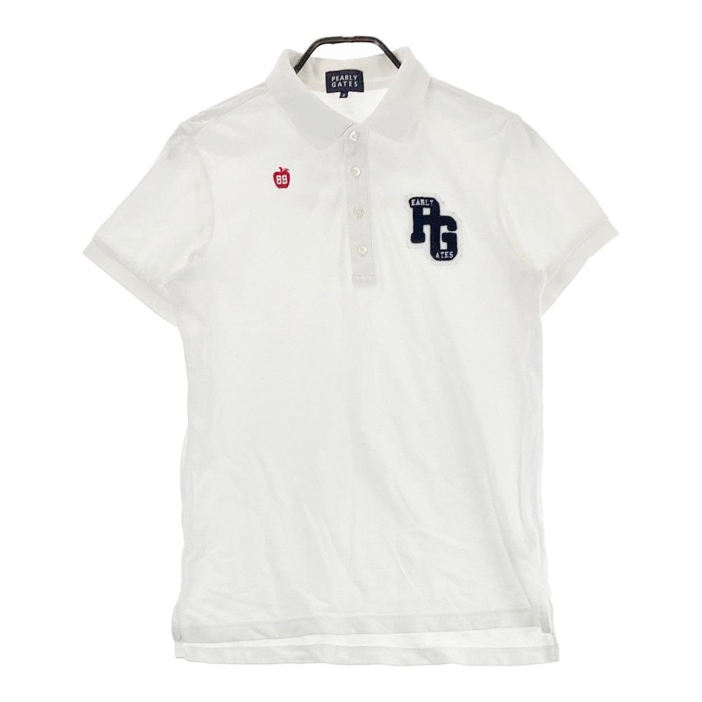 サイズ：4 PEARLY GATES パーリーゲイツ 半袖ポロシャツ ホワイト系