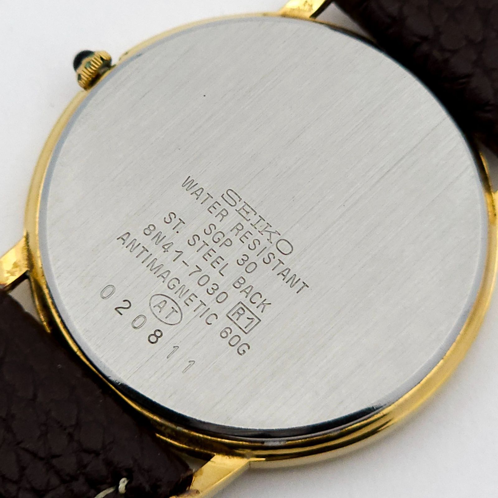 1円スタート】SEIKO セイコー 8N41-7030 ドルチェ ラウンド GP×SS 